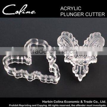 Embroidery Acrylic Fondant cutter, professional cookie cutter