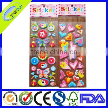 3d custom puffy stickers