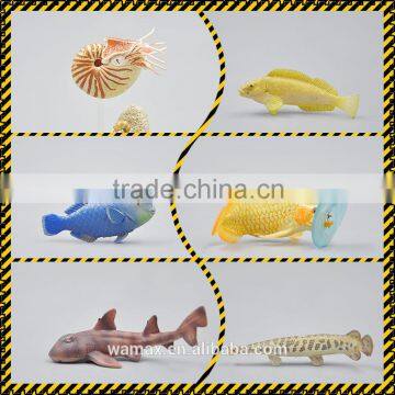 Sea fish Animal toy figurines custom marine animal toys for fish farming