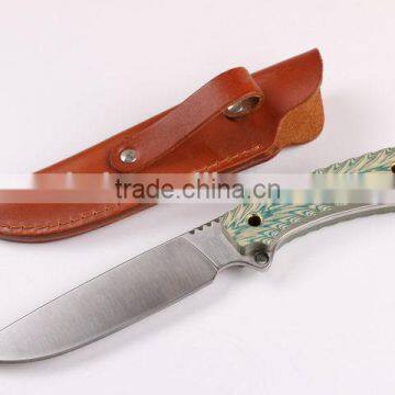 OEM Colorful 7Cr17 steel military knife full tang blade