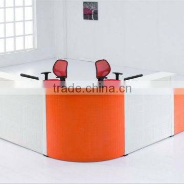 2013 hot sale modern U shaped office counter table