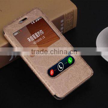 girl's gold fancy case with window for zenfone 4,5,6