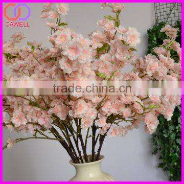 wedding indoor decoration artificial silk flower cherry blossom