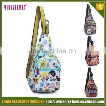 Vivisecret Women Casual Shoulder Sling Chest Bag Unbalance Backpack Bicycle Pack