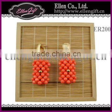African Coral Jewelry Earrings ER-200