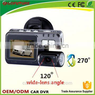 1080p color screen car security camera,hd car dvr,dual carmera car dvr