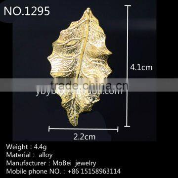 Alloy Metal Vintage Gold Leaf Fashion Korea Hair Accessories Jewelry Making -429