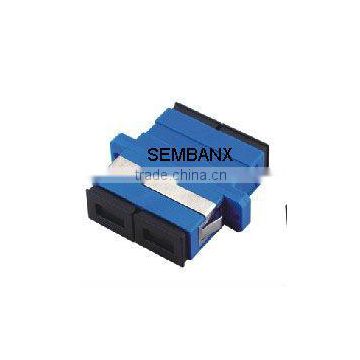 SC PC SM duplex fiber optic adapter