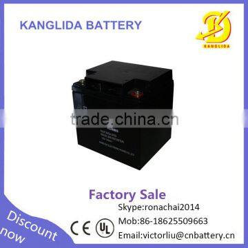 High performance 12v40ah sealed valve regulated lead acid battery power accumulator