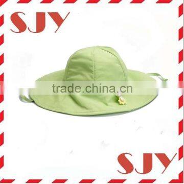 Personalized Unisex Solid Brim Sun Protection Baby Summer Hat photo-4