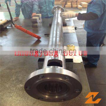 high output single rubber screw and barrel