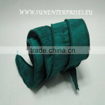 Silk Chiffon Tapers - Color 1 Emerald Green copy