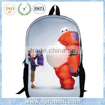 2015 Popular big hero 6 baymax school bag