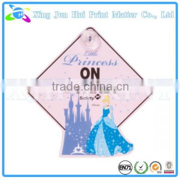 Caution Sign Suction Cup Baby On Board Sign