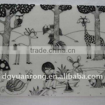 New Style Custom Pattern Transparent Silicone Mat