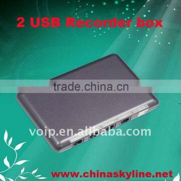 Multi-line digital USB telephone recorder