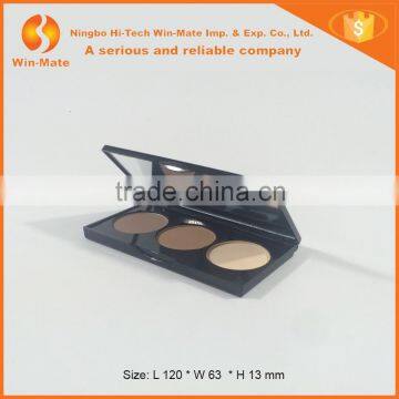 High-end 3 Pan Contour, Bronzer, Highlight Matte Colors Custom Eyeshadow Palette photo-3