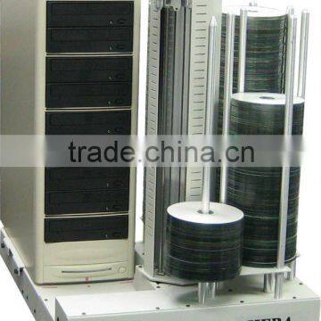 Automated 9-Drive Blu-Ray DVD CD Duplicator