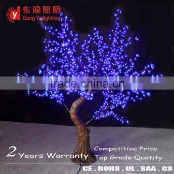 decorative fake trunk LED purple blossom tree artificial plant LED cherry light tree