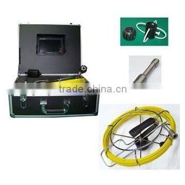 Pinpoint drain cleaning plumber pipe inspection camera with text writer and 7inch LCD Moniotr