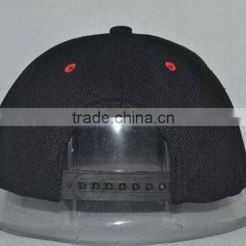 Guangzhou Hat Factory Professional Custom 100% Wicking Performance Polyester/black/embroidery Logo/flat Brim Hat photo-2