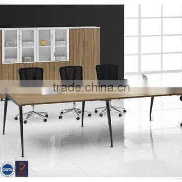 Factory price classic conference table with wire management