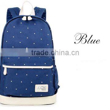 Fashionable Canvas School Backpack for Kids