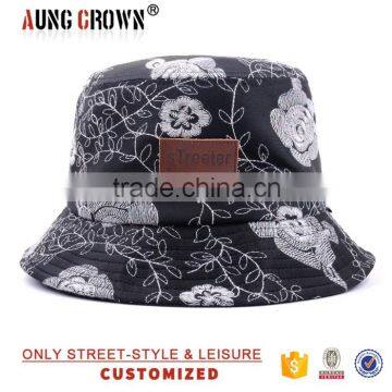 promotional 100% cotton bucket cap hat