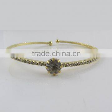 Fashion Two Rows Pearl Diamond Bracelet, Rhinestone Pearl Jewelry photo-3