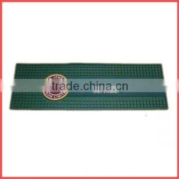 Eco-friendly Soft Silicone Pvc Logo Bar Rail Mats photo-3