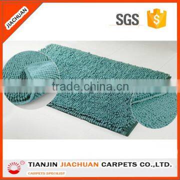 anti slip absorb water microfiber chenille bath mat