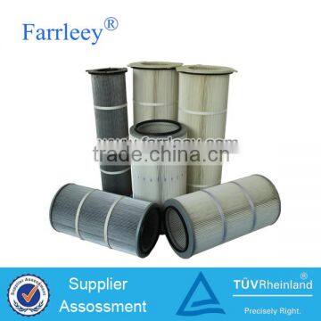 Farrleey Cylinder Dust Collector Air Pleated Dust Filter