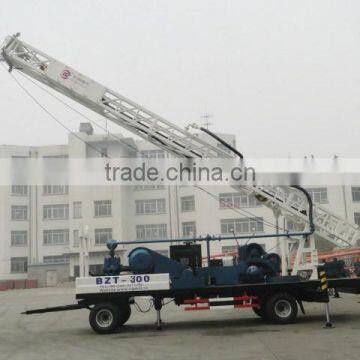 BZCT300SZ tralier mounted drilling rig