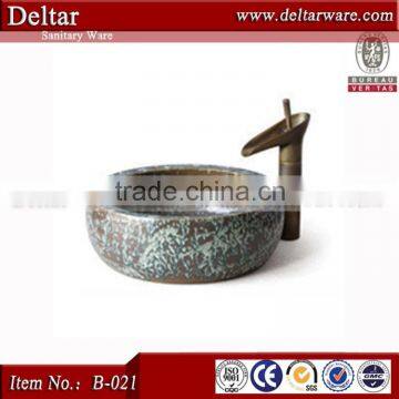 European style ceramic wash basin_deep bathroom sink_chaozhou ceramic basin bowl