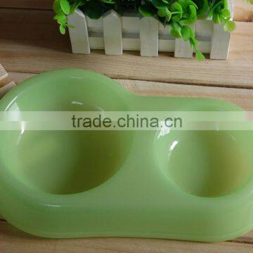 Colored Plastic Pet Food Bowl