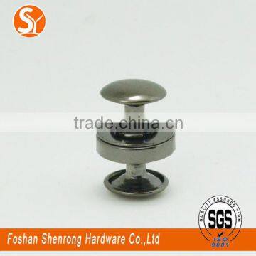 low price nickel round rivet metal invisible magnetic buttons