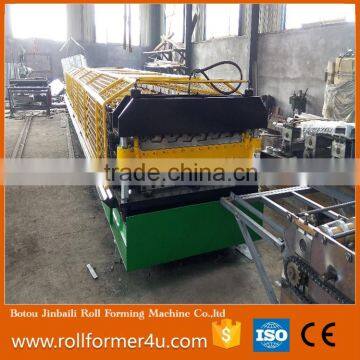 Galvanized Metal Sheet Double Layer Roof Panel Roofing Sheet Roll Forming Machine photo-1