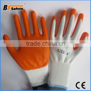 BSSAFETY plam nitrile coated chemical resistant glove