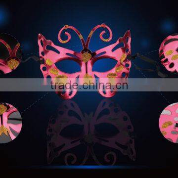 Classics Colorful Pvc Plastic Butterfly Mask ,festive Party Mask Girl Fancy Dress Party Mask