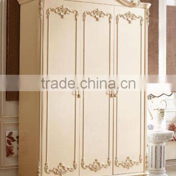 Luxury European Baroque Bed Hand Carved Wooden Bedroom Set Romantic Home Furniture