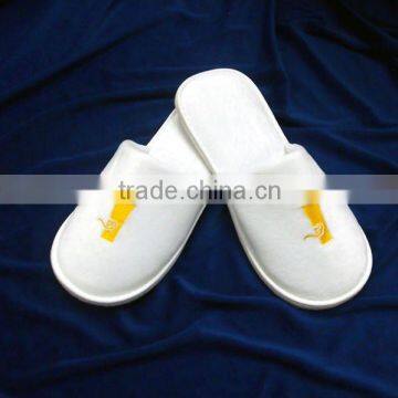 Top Grade Cotton Cut Velvet Disposable Hotel Slipper For Guestroom