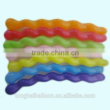 Hot Sale 1.5g , 1.8g Special-shaped Spiral Balloon/screw balloon