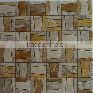 MARBLE MOSAIC TILE (NEW DESIGN P01-TERRA. MIX)