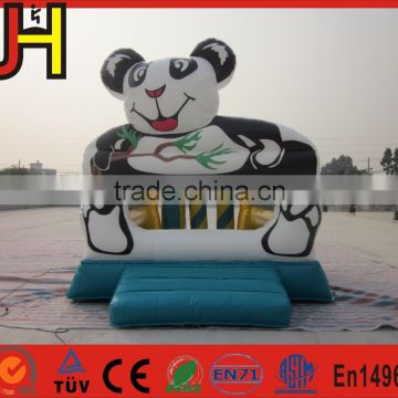 Funny panda inflatable castle, inflatable cute panda bouncer, inflatable panda manufacturer