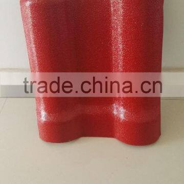 Spanish style corrugated modern synthetic resin roof tile