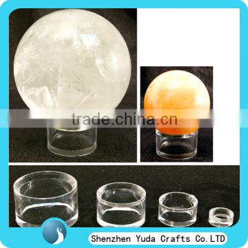 Circle acrylic ball holder,round sphere display,ball stand holder