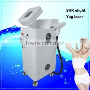 Painless Single Pulse SHR ipl laser Hair Removal Machine For Vascular therapy