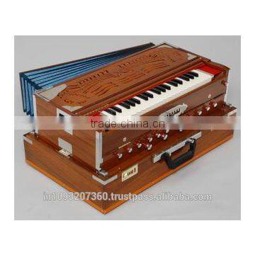 Indian Musical Instrument Harmonium PROFESSIONAL GRADE 3 1/2 OCTAVE 9 STOPS SHRUTI 440Hz YOGA MANTRA KIRTAN