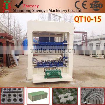 Top quality high capacity pavement/hollow/solid brick automatic production line QT10-15