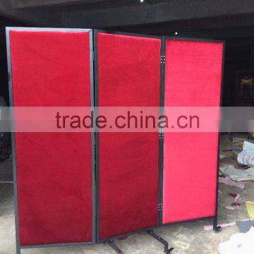 Divider---material:steel frame+fabric+plywood+foam